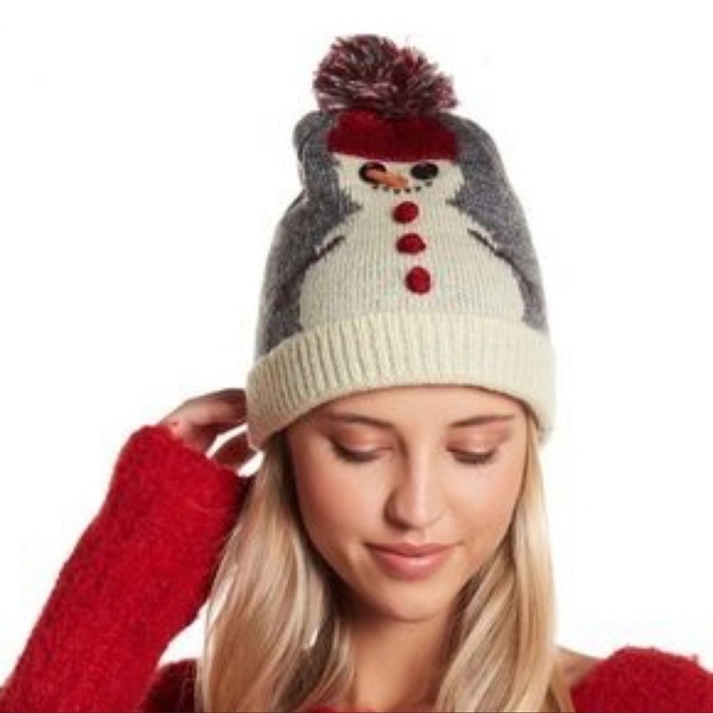 David and Young Snowman Beanie